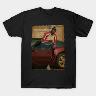 Michael Jordan with Car Vintage T-Shirt